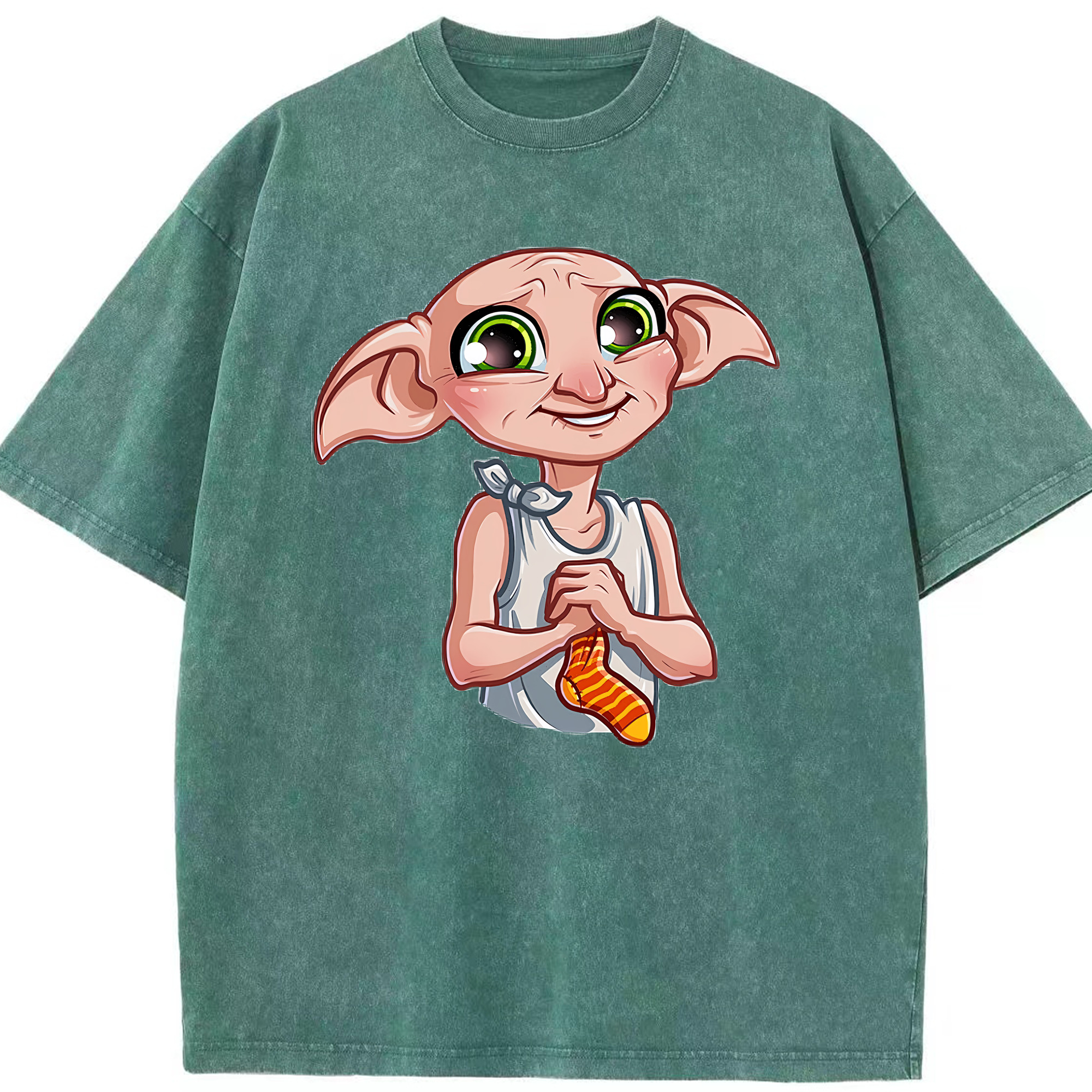 （画像用） Harry Potter ハリー・ポッターシリーズ 綿100% ヴィンテージ風 半袖Tシャツ（フロントプリント）